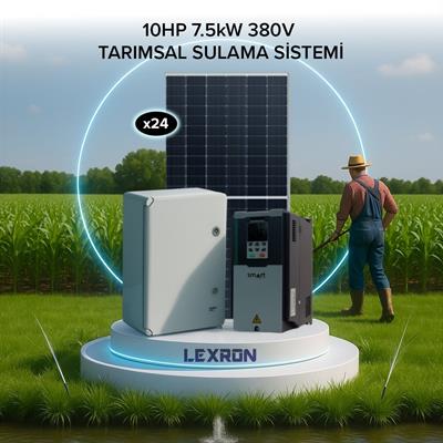Uzman - Solar Güneş Enerjili Tarımsal Sulama Sistemi, 10 HP Dalgıç Pompa Sistemi