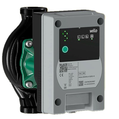 Wilo Atmos MAXO1.0 25/0,5-8 Frekans Konvertörlü Sirkülasyon Pompası – 2246706