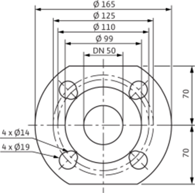 Wilo Yonos MAXO 50/0,5-16 Frekans Konvertörlü Sirkülasyon Pompası 16,5 mss 48,1 m³/h