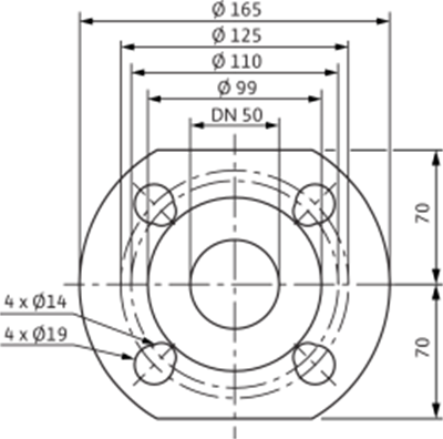 Wilo Yonos MAXO 50/0,5-8 Frekans Konvertörlü Sirkülasyon Pompası 8.5 mss 18.2 m³/h