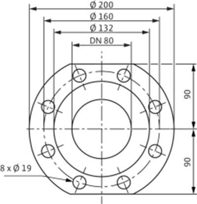 Wilo Yonos MAXO 80/0,5-12 Frekans Konvertörlü Sirkülasyon Pompası 13,5 mss  64 m³/h