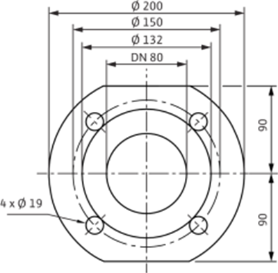 Wilo Yonos MAXO 80/0,5-6 Frekans Konvertörlü Sirkülasyon Pompası 7 mss  50,8 m³/h
