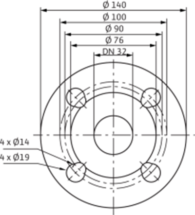 Wilo Yonos MAXO-D 32/0,5-11 Frekans Konvertörlü Sirkülasyon Pompası 9,2 mss 13,3 m³/h