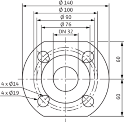 Wilo Yonos MAXO-D 32/0,5-7 Frekans Konvertörlü Sirkülasyon Pompası 7,6 mss 7,9 m³/h