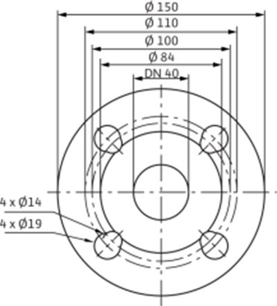 Wilo Yonos MAXO-D 40/0,5-12 Frekans Konvertörlü Sirkülasyon Pompası 12,3 mss 22 m³/h