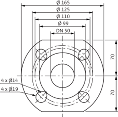Wilo Yonos MAXO-D 50/0,5-16 Frekans Konvertörlü Sirkülasyon Pompası 16,4 mss 39 m³/h
