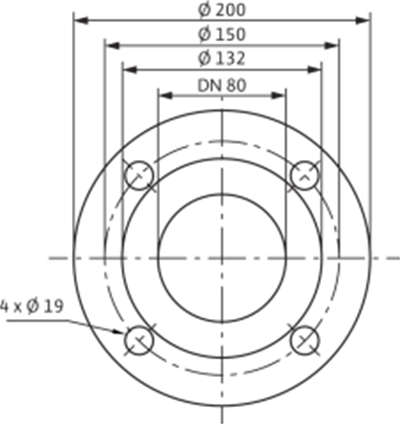 Wilo Yonos MAXO-D 80/0,5-12 Frekans Konvertörlü Sirkülasyon Pompası 13 mss 61 m³/h