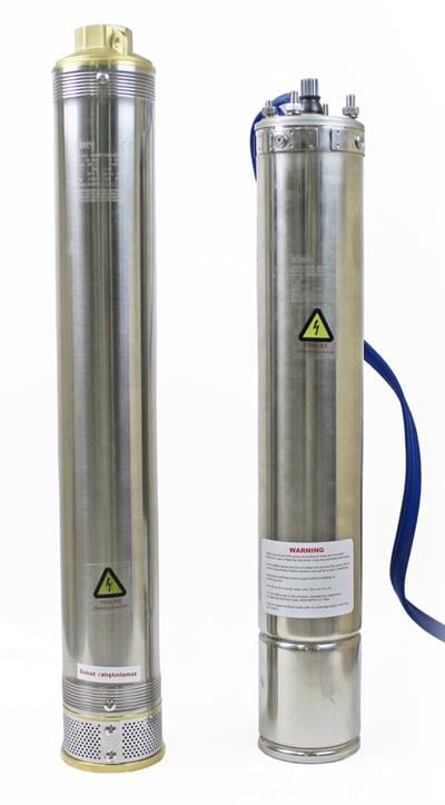 Winpo WNP 8/30 Derin Kuyu Dalgıç Pompa Motorlu 380 Volt Trifaze 5.5 Hp 182 mss 12 m³/h