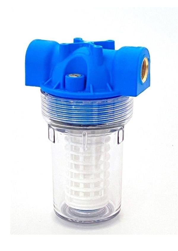 Aquafer - Aquafer 5'' Yıkanabilir Filtre 3/4 inc 100 Micron Su Süzme Tortu Pislik Tutucu Filtre