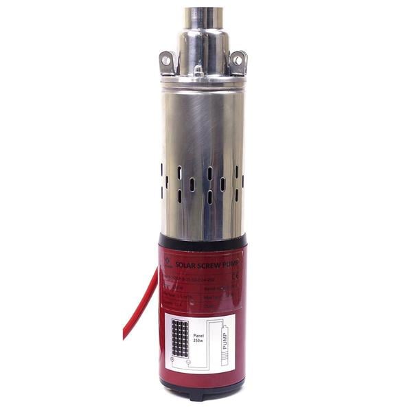 Cacheng - 24 Volt Dc Solar Güneş Enerjili Dalgıç Pompa 250W 15 Mt Kablolu 50Mss 1.5m³/h