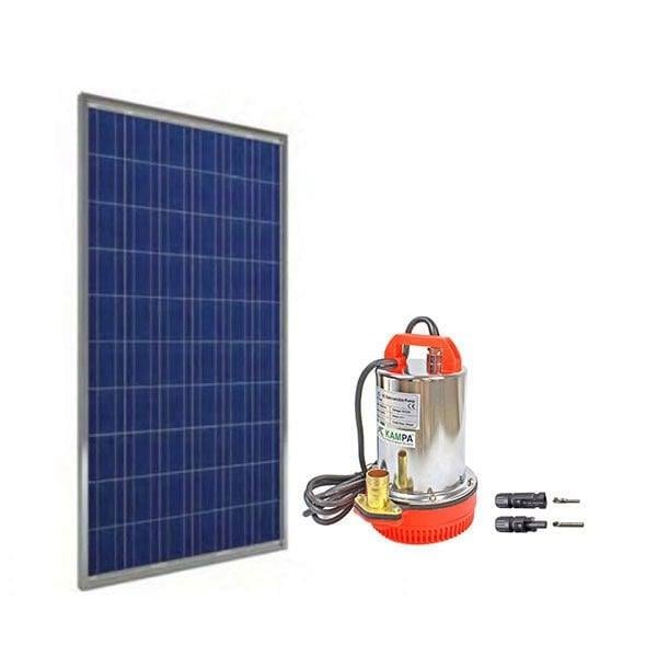 Cacheng - Cacheng 12 Volt Dc Solar Güneş Enerjili Su Pompası 170 Watt Panel Set