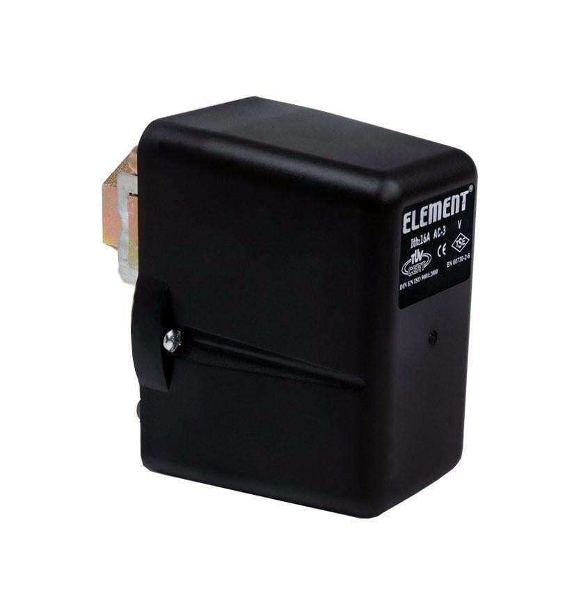 Element - Element Hidrofor Basınç Şalteri 1-6 Bar Tahliyesiz Monofaze 1/4 Bağlantılı