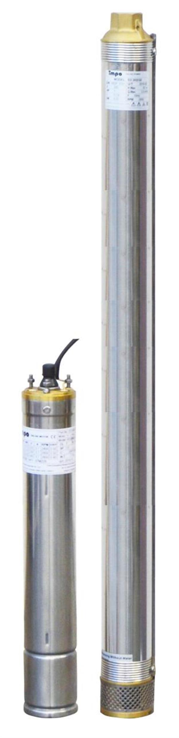 İmpo - İmpo 1 Hp Motorlu Dalgıç Pompa 3'' 75 mm 95 mss 3 m³/h