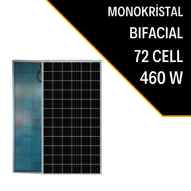 Lexron - LEXRON 460 Watt BIFACIAL Solar Güneş Enerji Paneli MONOKRİSTAL