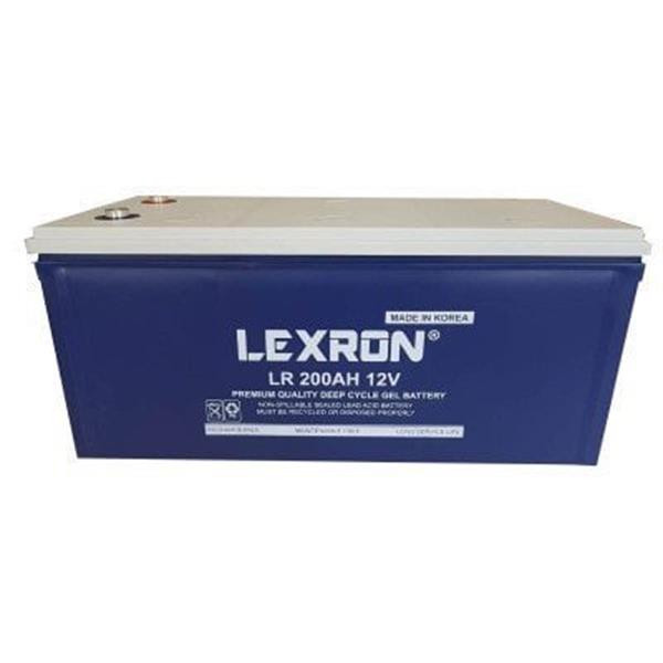 Lexron - LEXRON Jel Akü, Güneş Enerji Aküsü, Solar Jel Akü, 200 AH Jel Akü K