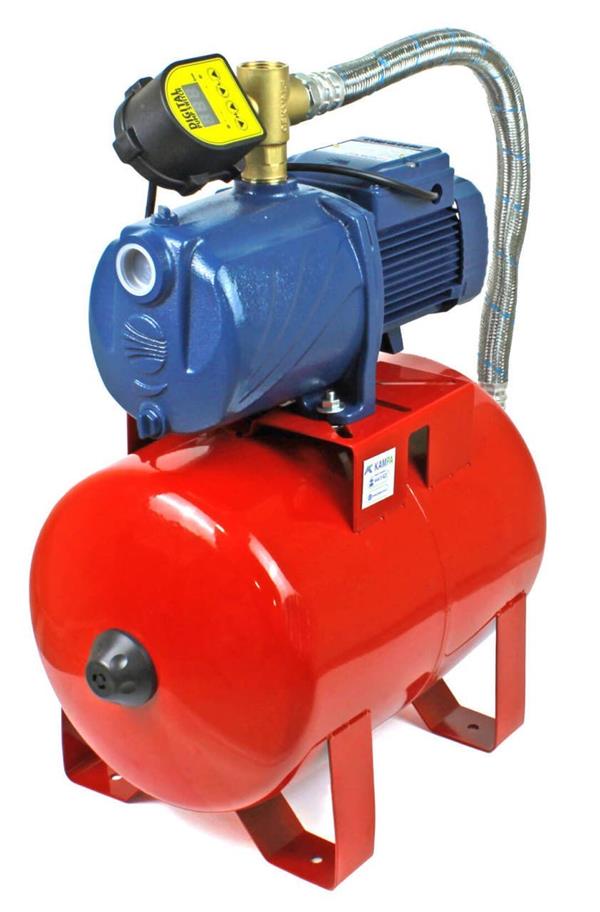 Pedrollo Pompa - Pedrollo 4CPm 80-C Dijital Sessiz Paket Hidrofor 4 Kat 8 Daire 24 Litre Tanklı