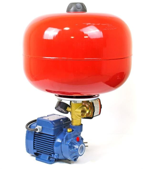 Pedrollo Pompa - Pedrollo PKM60 İtalyan Ev Tipi 2 Kat 2 Daire Hidrofor, Bağ Bahçe Sulama ve Basınç Arttırıcı Hidrofor