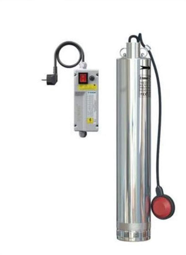 Sumak Pompa - Sumak 5SDF9 5'' Paslanmaz Keson Kuyu Pompası Monofaze (220V) 1.5HP Flatörlü