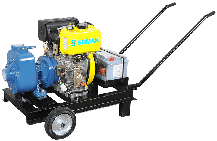 Sumak Pompa - Sumak DSM 300/2 D Dizel Drenaj Pompası Motopomp - Kendinden Emişli 