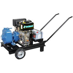 Sumak Pompa - Sumak DSMT 750/3 D Dizel Su Pompası Motopomp,Dizel Drenaj Pompa