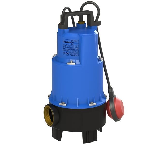 Sumak Pompa - Sumak SDF15 Foseptik Dalgıç Pompa 220 Volt 1.5 Hp