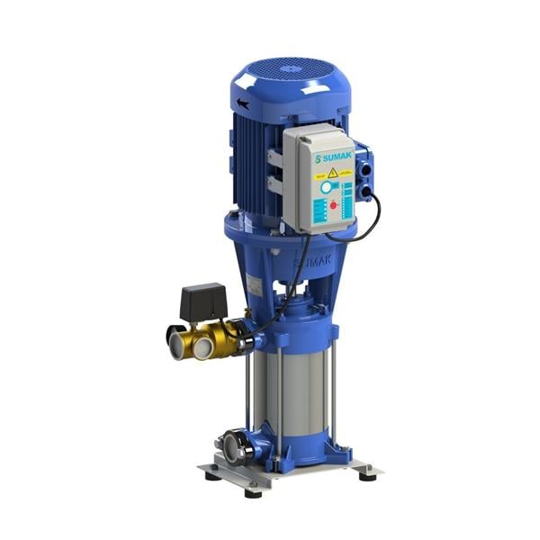 Sumak Pompa - Sumak SHT 24 A 1000/8 Düşey Milli Kademeli Hidrofor 23 KAT 42 DAİRE