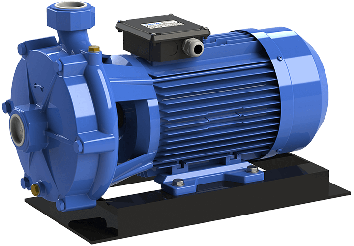 Sumak Pompa - Sumak SMKT 550 Çift Kademeli Santrifüj Pompa Trifaze (380V) 5.5HP