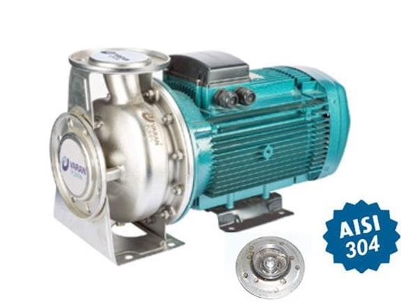 Varan - Varan CA50-32-200/5.5T Komple Paslanmaz AISI 304 Kapalı Fanlı Santrifüj Pompa Trifaze 7.5 Hp 62 mss 22 m³/h