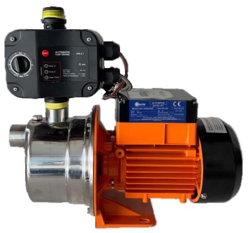 Water Sound - 24 Volt DC Jet Solar Hidromatlı Hidrofor, Paslanmaz Gövdeli 33 mss 2.5 m³/h - TJET-400S/24V AUTO-E