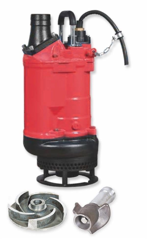 Water Sound - Water Sound WS-173 Endüstriyel Tip Uzun Süreli Çalışmaya Dayanıklı Karıştırıcılı Çamur Pompası 2900 d/dk