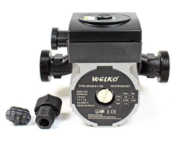 Welko - Welko GPA 25-8 180 mm Frekans Konvertörlü Sirkülasyon Pompası 8 mss 4,2 m3/h