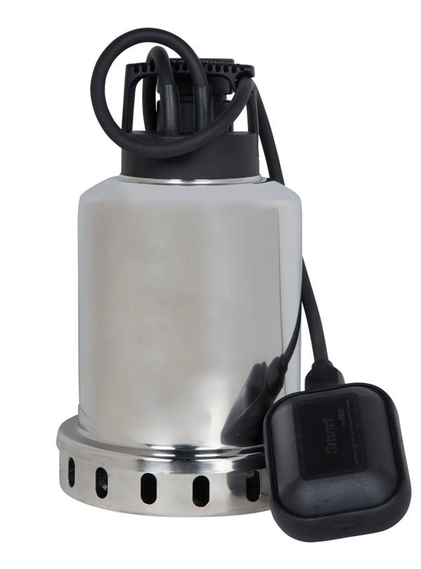 Wilo - Wilo Drain Inox 10.7 Az Kirli Su Paslanmaz Gövdeli Drenaj Dalgıç Pompa 6 mss 9 m³/h 220 Volt