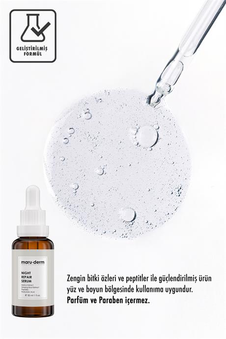 Maruderm Night Repair Gece Onarıcı Cilt Bakım Serumu 30 Ml