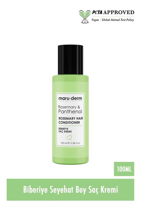 Maruderm Biberiye Saç Bakım Kremi 100 ML | Tüm Saç Tipleri | Vegan