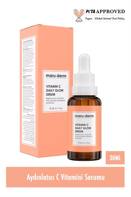 C Vitamini Ve Peptid Aydınlatıcı Cilt Bakım Serumu 30 Ml