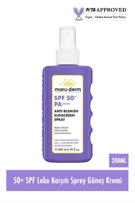 Maruderm SPF 50+ Leke Karşıtı Sprey Güneş Kremi 200 ML