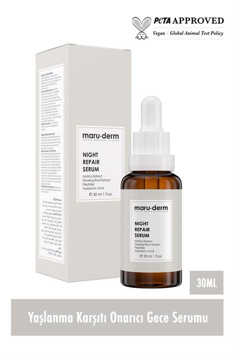 Maruderm Night Repair Gece Onarıcı Cilt Bakım Serumu 30 Ml