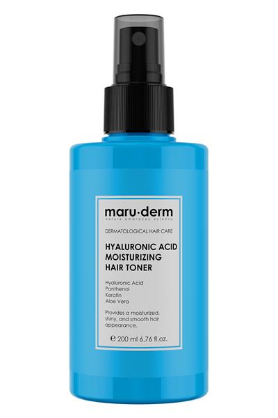 Maruderm Hyalüronik Asit Nemlendirici Saç Bakım Toniği 200 ML | Tüm Saç Tipleri | Vegan