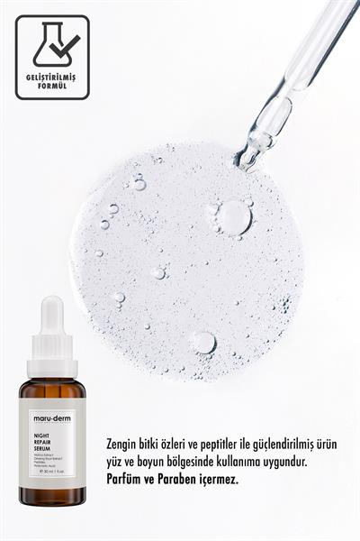 Maruderm Night Repair Gece Onarıcı Cilt Bakım Serumu 30 Ml