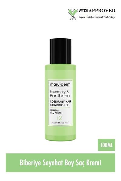 Maruderm Biberiye Saç Bakım Kremi 100 ML | Tüm Saç Tipleri | Vegan