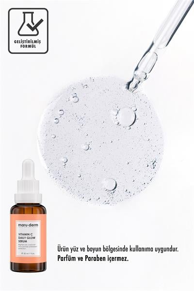 C Vitamini Ve Peptid Aydınlatıcı Cilt Bakım Serumu 30 Ml