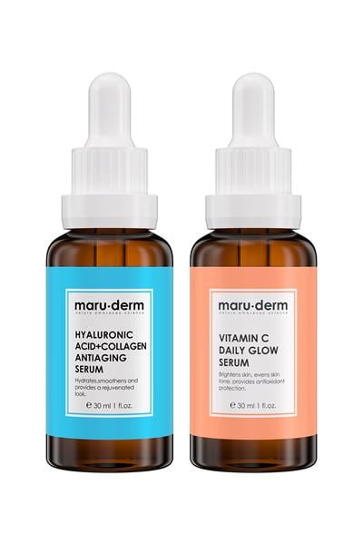 Maruderm 2li Serum Seti - C Vitamini Serumu & Ha Kolajen Serumu Mrd103