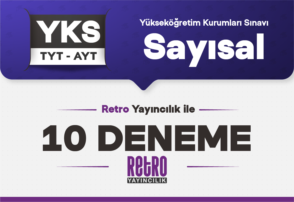 Retro Yayıncılık ile YKS Sayısal 10 Deneme