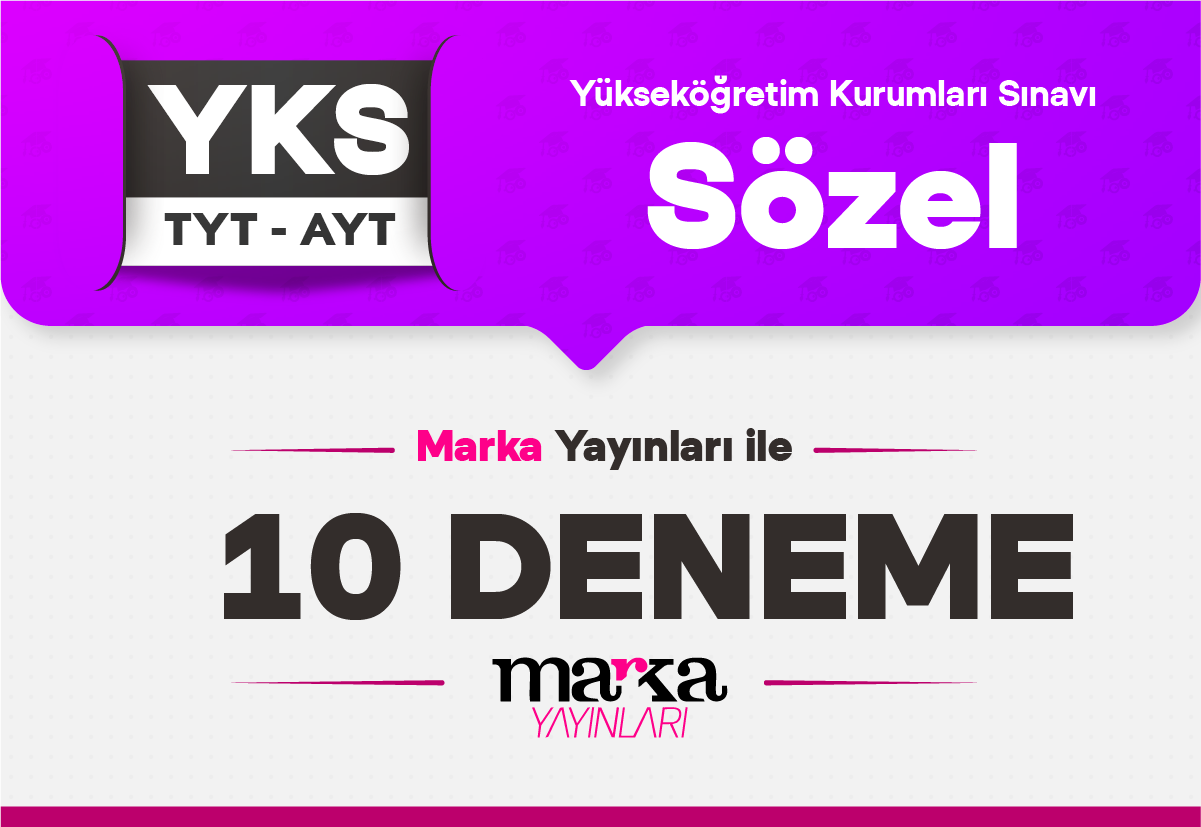 Marka Yayınları ile YKS Sözel 10 Deneme	