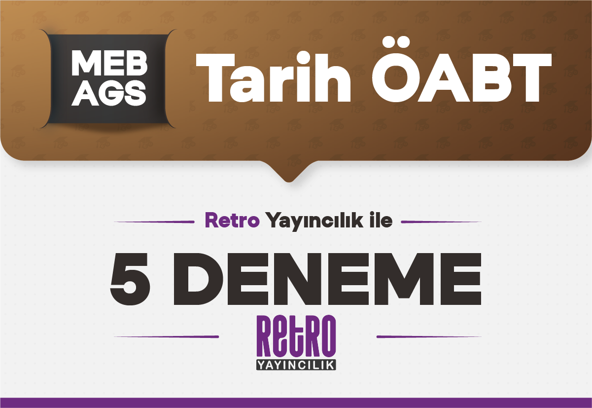 Retro Yayıncılık ile ÖABT Tarih Öğretmenliği 5 Deneme