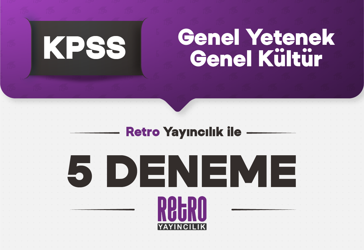 Retro Yayınları ile GY - GK 5 Deneme