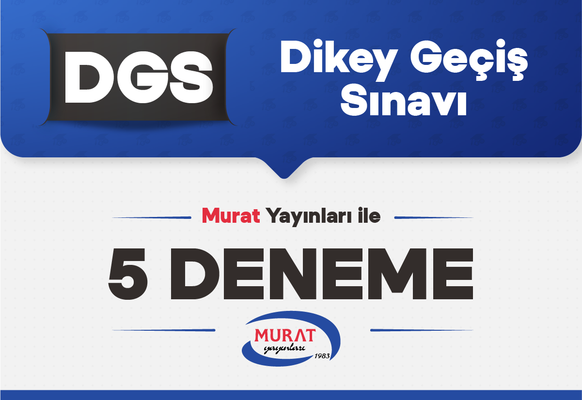 Murat Yayınları ile DGS 5 Deneme