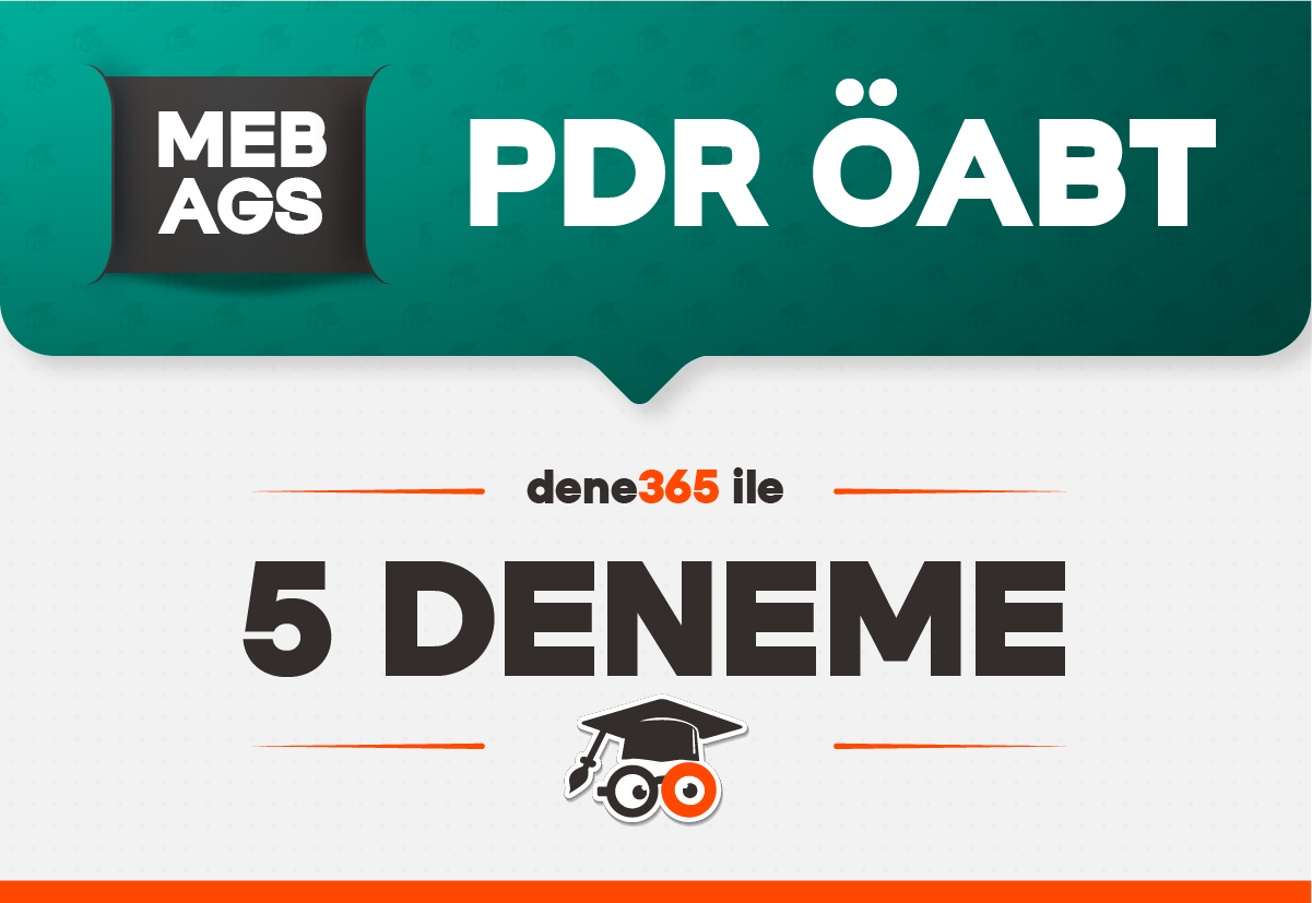 Dene365 ile ÖABT Okul Psikolojik Danışmanlığı 5 Deneme