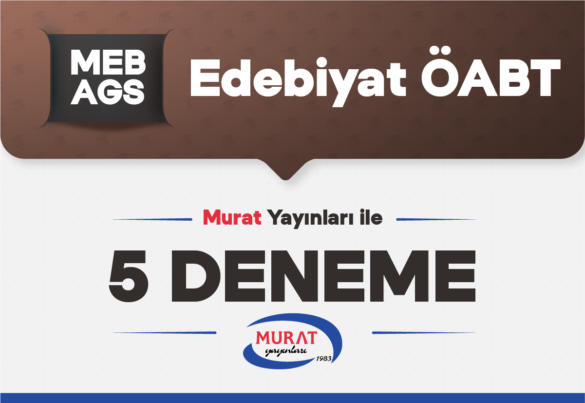 Murat Yayınları ile ÖABT Türk Dili ve Edebiyatı Öğretmenliği 5 Deneme