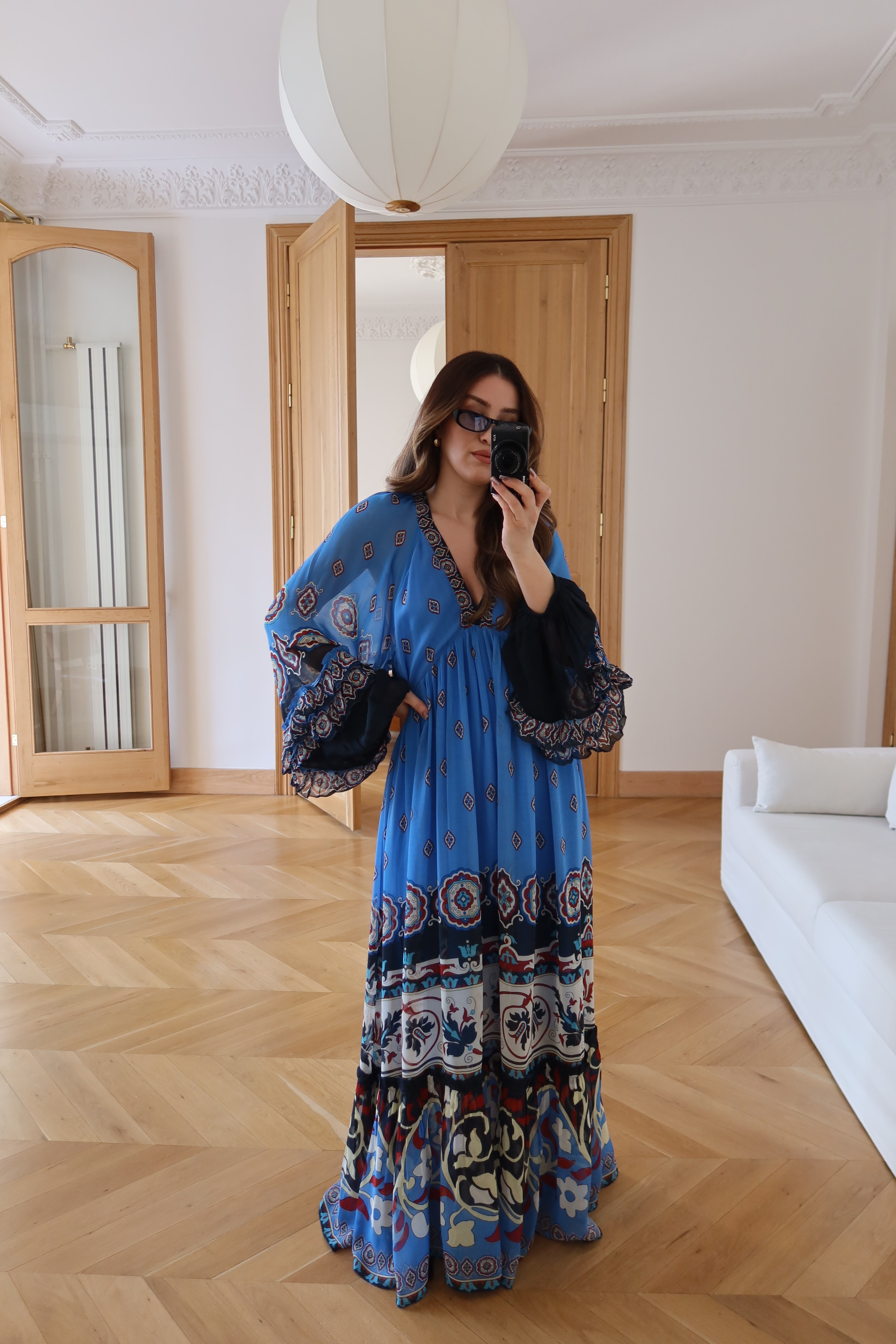 Çok Renkli Tasarım Elbise